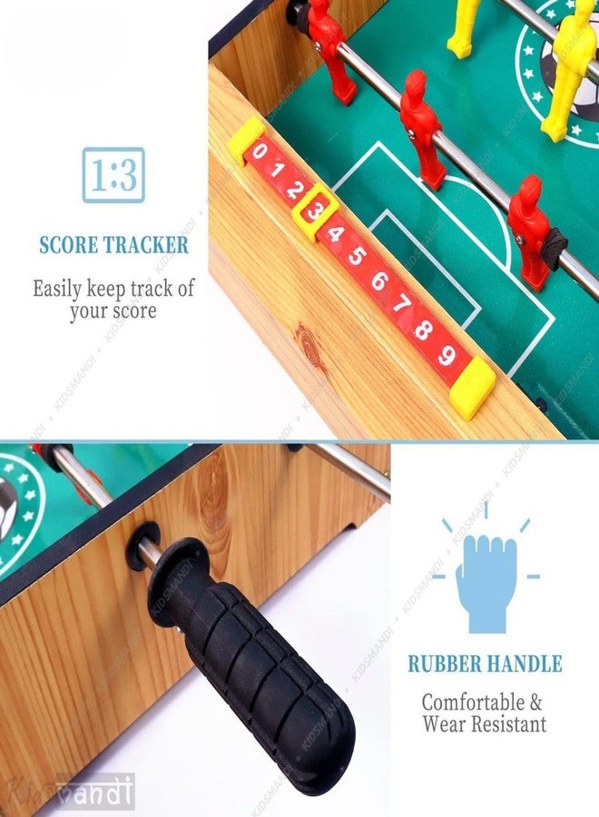 كيدز ماندي لعبة كرة القدم المصغرة للأطفال والكبار | لعبة عائلية ممتعة داخلية | لعبة رياضية مصغرة لكرة القدم المصغرة (صغيرة) - Image 5